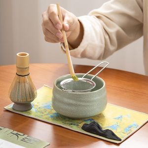 Ensemble de fouets japonais pour <span class=keywords><strong>matcha</strong></span>, ensemble parfait pour préparer une tasse de <span class=keywords><strong>matcha</strong></span> traditionnelle faite à la main à partir de bambou 100% naturel - Product Image 3