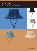 Summer Outdoor Baby Upf 50 Protection UV Summer Sun Wide Brim Kids Children Boy Safari Fishing Surf Fisherman Sun Bucket Hat