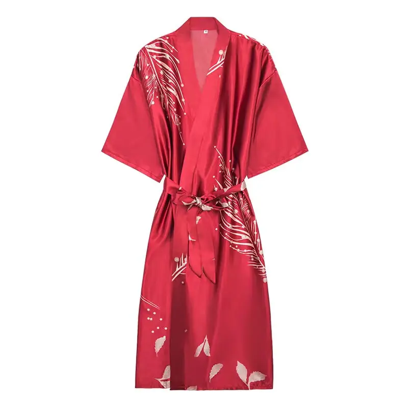 Nouveau pyjama robe de mariée à la mode, manches moyennes, robe de mariée robe de maison pour femmes