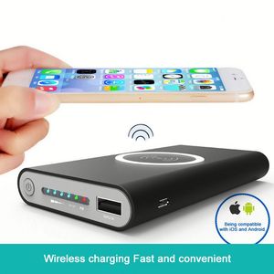 2024 New 10000mah Wireless Portable Power Bank Mobile Phone Charger Power Bank for Phone 8 8plus X 8p - Product Image 6