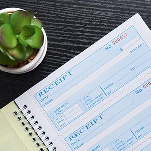 Libro di ricevute di affitto di denaro personalizzato 3 parte del libro di ricevute senza carbone con copie - Product Image 5