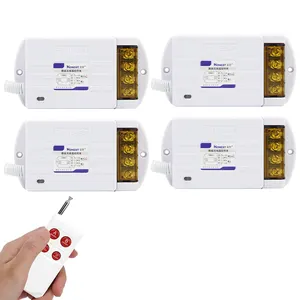 New Product Multiway Switching 4 channels 380V Power Switch for Electrical Machine 1 Control 4 RC switch