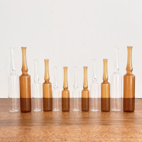 Ampoule en verre borosilicate neutre transparente ou ambrée vide pour injection pharmaceutique, 1 ml, 2 ml, 3 ml, 5 ml, 10 ml, 20 ml, pour usage médical