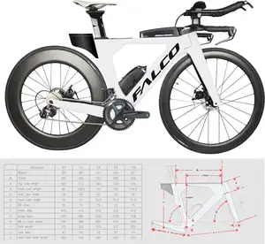 2022 çin yeni tam karbon bisiklet, T700 disk fren TT bisiklet şasisi , tam triatlon bisikleti ve tekerlekler