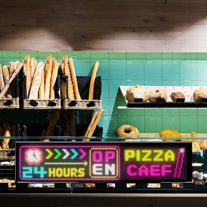 หน้าจอแสดงผล LED ลายตาปีศาจสำหรับกระจกรถยนต์ พร้อมภาพเคลื่อนไหว สติ๊กเกอร์ติดรถยนต์ แผงไฟ LED แบบนุ่ม สำหรับรถยนต์ ขนาด 30.71*7.87 นิ้ว - Product Image 6