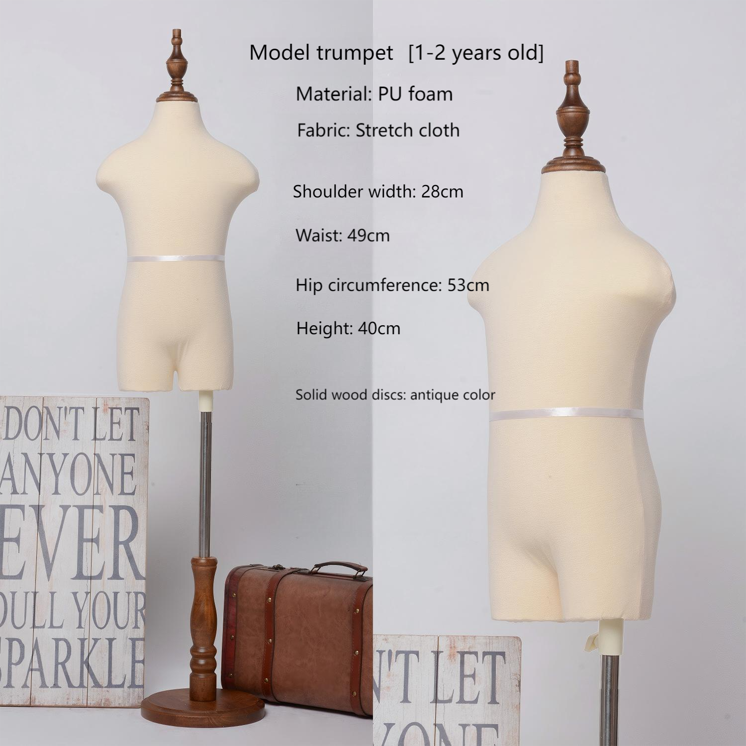 Color madera antigua + tapa corona + tamaño pequeño