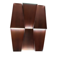 Plafond en aluminium au design moderne Panneaux de plafond commerciaux ignifuges en aluminium