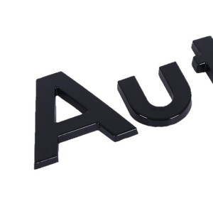 3D ABS Chrom Schwarz Logo Q2 Q3 Q4 Q5 Q6 Q7 Q8 Emblem Buchstaben Nummer Aufkleber Auto Kofferraum Abzeichen für Auto Zubehör - Product Image 1