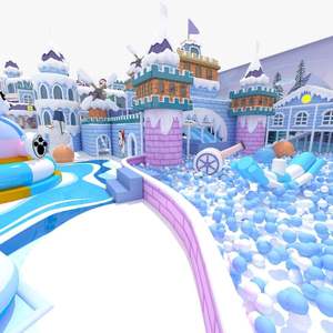 Grande aire de jeux intérieure pour enfants sur le thème de la glace et de la neige, équipement d'amusement personnalisé et populaire - Product Image 3