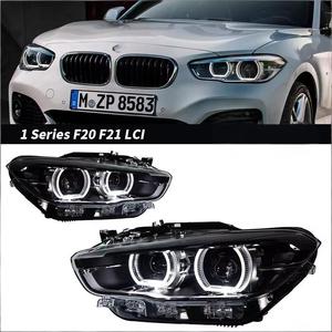 Fari a LED con Laser e Luci Diurne a Cucchiaio, Indicatori di Direzione 12V, Modifica per BMW <span class=keywords><strong>Serie</strong></span> <span class=keywords><strong>1</strong></span> <span class=keywords><strong>F20</strong></span> (2015-2018) - Product Image 1