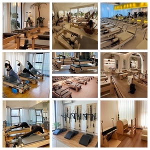 Appareil de <span class=keywords><strong>Pilates</strong></span> Reformer Professionnel Commercial Pliant en Bois pour Studio - Product Image 6