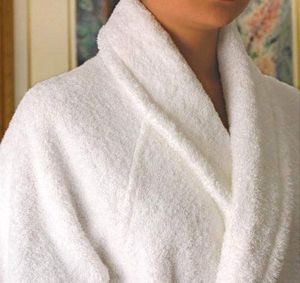 Accappatoi di Lusso per Hotel 5 Stelle, 100% Cotone, con Logo <span class=keywords><strong>Ricamato</strong></span> Personalizzato, <span class=keywords><strong>Accappatoio</strong></span> in Spugna di Cotone di Alta Qualità - Product Image 3