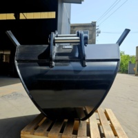 Bêche de tranchée trapézoïdale en V RB, accessoire de creusement de canaux personnalisé de haute qualité, largeur maximale 1200 mm