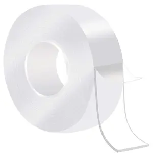Multipurpose Transparent Bathroom Kitchen Waterproof Mildew Proof Nano Tape Washable Adhesive Double Sided Mounting Tape