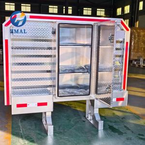 Rak Kabin Tahan Air Anti Debu dari Paduan Aluminium Ukuran 68-inci X 80-inci, Grosir Pabrik OEM, Tugas Berat - Product Image 6