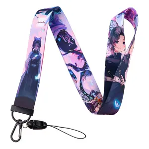 اليابانية أنيمي الشيطان القاتل نيزوكو لطيف قلادة طويلة انفصال المفاتيح مع الطباعة الرقمية الهاتف المحمول الحبل - Product Image 6