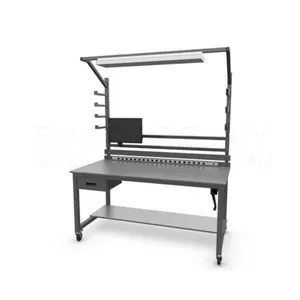 Beliebte Labor möbel Esd Table Industrial ESD Elektronische Werkbank Verstellbarer Tisch Produktions linie Werk bänke