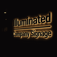 Lettres lumineuses 3D personnalisées, effet halo, rétroéclairées par LED, pour enseigne de logo, décoration murale de boutique haut de gamme.