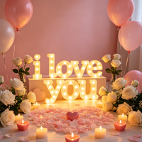 Lettres lumineuses LED RGB en acrylique 2026, alimentées par énergie solaire, étanches IP65, personnalisables pour intérieur, décoration de voiture, enseigne lumineuse