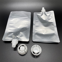 Pochettes souples personnalisées en aluminium avec bec verseur, résistantes aux températures de 121 à 135 degrés, pour aliments et boissons, 50ml, 100ml, 200ml
