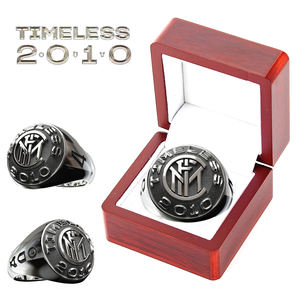 Anneau de championnat de football <span class=keywords><strong>Inter</strong></span> Milan <span class=keywords><strong>2010</strong></span>, anneau de football de club, intemporel - Product Image 2
