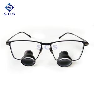 2.5X/3.0X/3.5X 倍率 歯科ユニット 調整可能角度 金属製医療用ルーペ ライトなし - Product Image 3