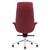 FURICCO — chaise de bureau en cuir, siège de bureau moderne avec Base en Aluminium, de Style américain, pour gestion