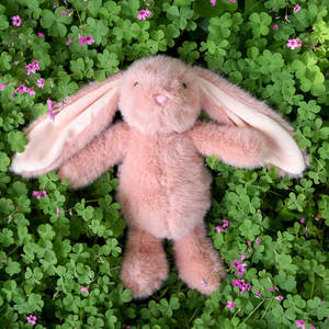 30cm Custom Long Ear Rabbit Osterhasen puppe Weißes grünes Kaninchen Super weiches Plüsch tier - Product Image 1