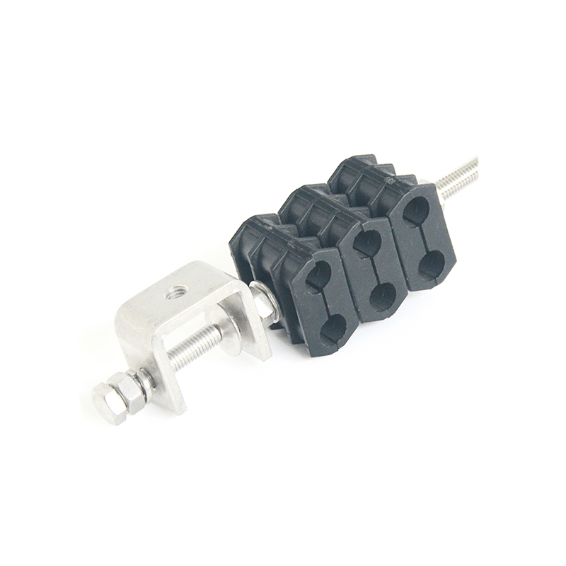 Двойной кабельный зажим для коаксиального кабеля 7/8 дюйма