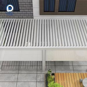 Pérgola de Aluminio Motorizada Inteligente Prima para <span class=keywords><strong>Terraza</strong></span> y Balcón, Diseño que Ahorra Espacio - Product Image 4