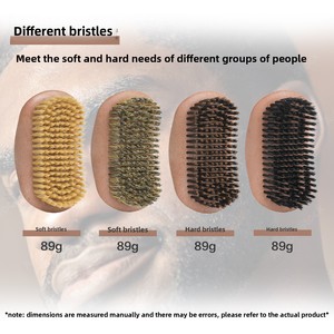 Tóc dầu lược đen heo rừng lông bàn chải xà phòng món ăn của nhà sản xuất râu & ria mép công cụ làm sạch - Product Image 2