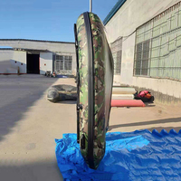 Kayak Plegable de Alta Calidad, Bote de Pesca Individual, Kayak Inflable de Remo, Bote de PVC Estable para Pesca