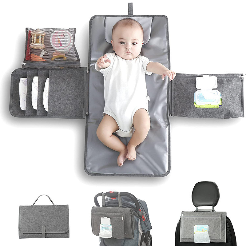 Wholesale Custom Waterproof Portable Diaper Bag