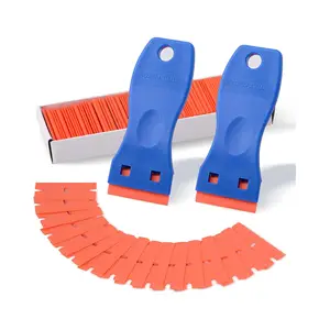 Plastic Razor Blade Scraper Sem Scratches Raspador Ferramenta para Junta Removedor, Etiquetas Decalque e Adesivo Removedor De Vidro