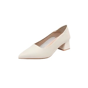 Women's High Heel <b>Pumps</b> Pointed Toe Classic Office Dress Shoes <b>Black</b> Genuine Leather for Business Formal - Product Image 6