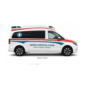 ICU Emergency Medical Ambulance Vehicle Patient Transport Rescue <strong>Car</strong> Mobile Medical <strong>Exam</strong> Health Check Van Hospital First Aid Van - Product Image 4