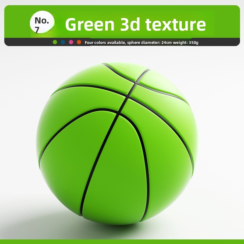 Green striped 3D model 24cm size 7