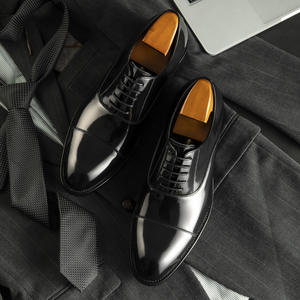 Zapatos Oxford de cuero de alta calidad, formales, casuales de negocios, de oficina, de lujo, ligeros y antideslizantes para hombre - Product Image 3