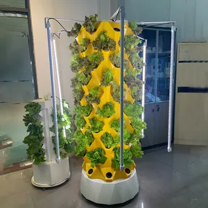 Agricultural Greenhouses Vertical Farming Aeroponics System Hydroponic Grow Tower Garden Vertical Hydroponic System