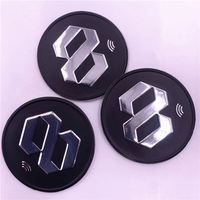 Étiquette de vêtement en silicone NFC personnalisable et lavable populaire 2025 avec puce NFC Tag424