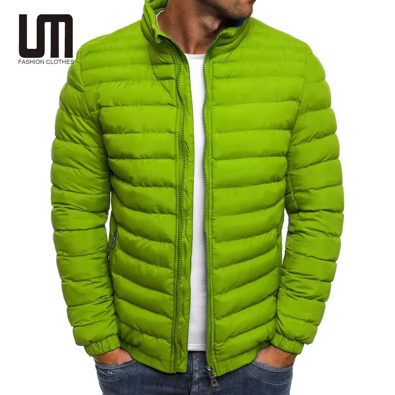 Liu Ming Precio barato Hombres Invierno Algodón Abajo Parka Abrigo Tallas grandes Abrigo Cremallera Streetwear Casual Tallas grandes Chaquetas