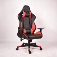 Chaises de jeu ergonomiques en cuir personnalisables pour ordinateur, réglables en hauteur, pivotantes et confortables, OEM