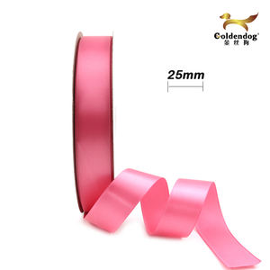 Mafolen ม้วนริบบิ้นผ้าซาตินส่าหรี,ริบบิ้นโพลีเอสเตอร์100% สีชมพูแวววาวสำหรับเชือกผูกรองเท้า - Product Image 4