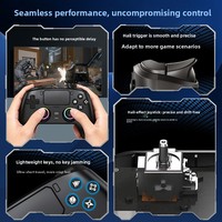Manette de jeu sans fil en gros avec éclairage RGB, retour de vibration et programmation de macros pour PC