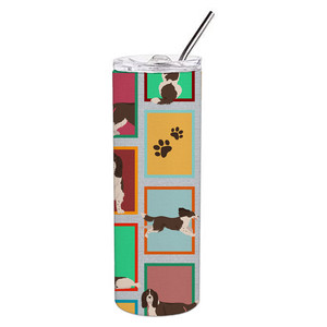 Vaso delgado de acero inoxidable Lots of Liver English Springer Spaniel - Product Image 2