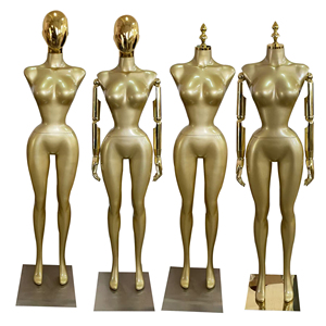 Manichino da donna per tutto il corpo Curvy espositore in plastica per <span class=keywords><strong>abbigliamento</strong></span> leggero per uso in negozio - Product Image 1