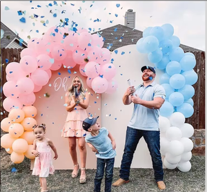 DAMAI Decorazione per Rivelazione del Sesso, Cannone di Coriandoli Blu e Rosa con Piccole Farfalle di Carta per Vendita all'Ingrosso - Product Image 4