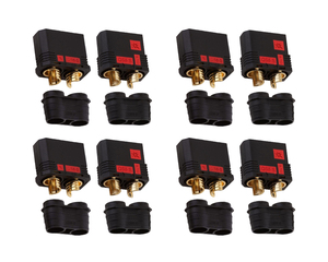 Высокопрочный искрозащищенный аккумуляторный разъем QS8-S QS8 QS8S, сильноточный, 2-контактный, латунный, с позолоченными контактами (папа-мама) для радиоуправляемых моделей автомобилей и дронов - Product Image 2