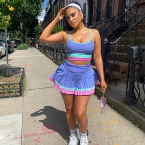 Women's High-Waist Yoga <b>Shorts</b> Breathable Tank Top Tennis Skirt Shockproof Sports Bra for Adults' Running Fitness Gym Workout - Product Image 1