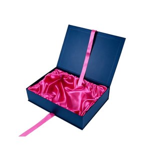 Eco-Friendly Recyclable Rigid Rectangle Perfume Storage <b>Box</b> with <b>Magnetic</b> Lid UV Coating Gold Foil Packaging - Product Image 1